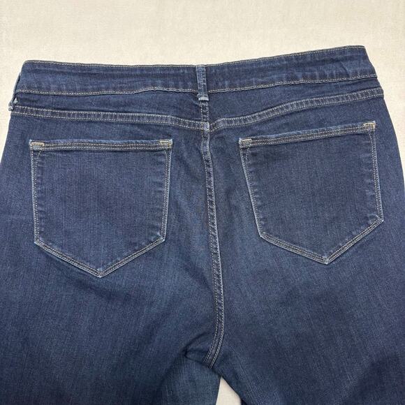 NYDJ Jeans Marilyn Mini Boot High Rise Dark Wash Blue Jeans Womens Size 14W - Picture 5 of 12